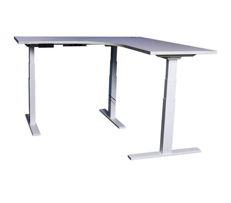 L SHAPED ELECTRIC STANDING DESK